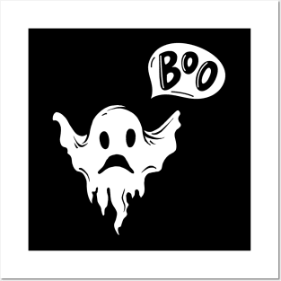 Boo Scary Ghost Posters and Art